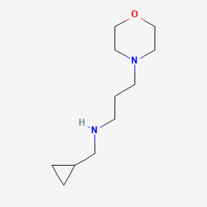 B1418952 N-(cyclopropylmethyl)-3-morpholinopropan-1-amine CAS No. 1062626-53-2