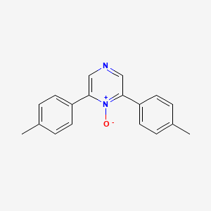 2,6-Bis(4-methylphenyl)-1-oxo-1lambda~5~-pyrazine