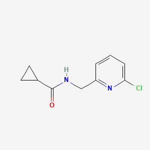 molecular formula C10H11ClN2O B14189559 N-[(6-Chloropyridin-2-yl)methyl]cyclopropanecarboxamide CAS No. 833457-65-1