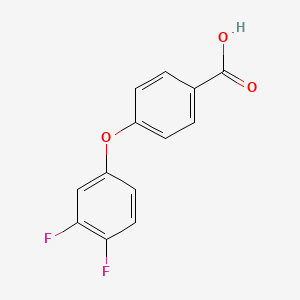 molecular formula C13H8F2O3 B1418958 4-(3,4-二氟苯氧基)苯甲酸 CAS No. 1153088-42-6