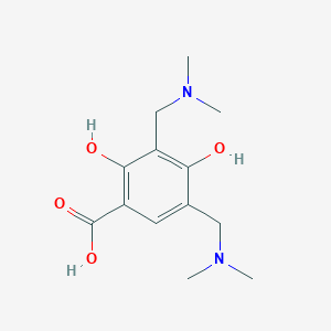 3,5-Bis[(dimethylamino)methyl]-2,4-dihydroxybenzoic acid