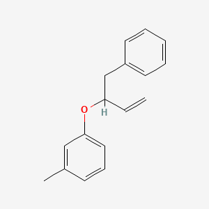 1-Methyl-3-[(1-phenylbut-3-en-2-yl)oxy]benzene