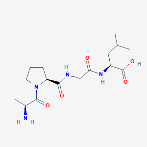 molecular formula C16H28N4O5 B14189609 L-Alanyl-L-prolylglycyl-L-leucine CAS No. 915717-14-5