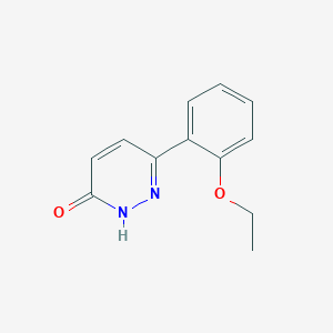 molecular formula C12H12N2O2 B1418961 6-(2-乙氧苯基)吡哒嗪-3(2H)-酮 CAS No. 1156362-71-8
