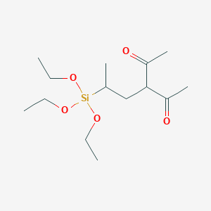 3-[2-(Triethoxysilyl)propyl]pentane-2,4-dione