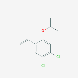 1,2-Dichloro-4-ethenyl-5-[(propan-2-yl)oxy]benzene