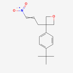 3-(4-tert-Butylphenyl)-3-(3-nitroprop-2-en-1-yl)oxetane