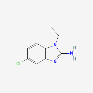 molecular formula C9H10ClN3 B1418965 5-氯-1-乙基-1H-1,3-苯并二唑-2-胺 CAS No. 1156753-55-7