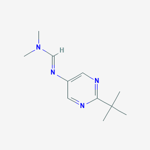 N'-(2-tert-butylpyrimidin-5-yl)-N,N-dimethylmethanimidamide