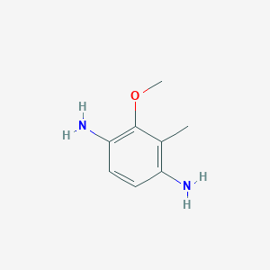 molecular formula C8H12N2O B14189679 2-Methoxy-3-methylbenzene-1,4-diamine CAS No. 857002-64-3