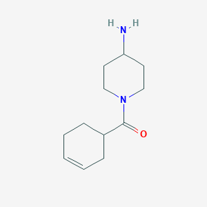 B1418969 1-(Cyclohex-3-ene-1-carbonyl)piperidin-4-amine CAS No. 1154258-56-6