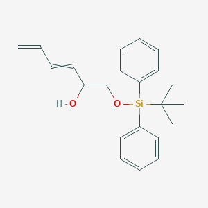 1-{[tert-Butyl(diphenyl)silyl]oxy}hexa-3,5-dien-2-ol