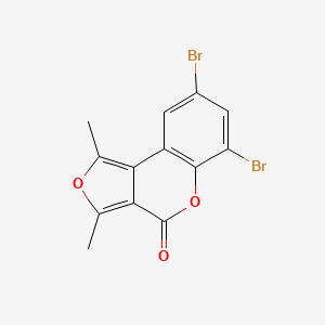 6,8-Dibromo-1,3-dimethyl-4H-furo[3,4-c][1]benzopyran-4-one