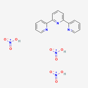 2,6-Dipyridin-2-ylpyridine;nitric acid