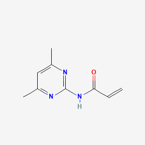B1418982 N-(4,6-dimethylpyrimidin-2-yl)prop-2-enamide CAS No. 1156159-15-7