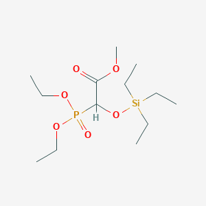 molecular formula C13H29O6PSi B14189820 Methyl (diethoxyphosphoryl)[(triethylsilyl)oxy]acetate CAS No. 918410-70-5