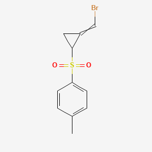 1-[2-(Bromomethylidene)cyclopropane-1-sulfonyl]-4-methylbenzene