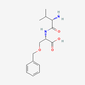 molecular formula C15H22N2O4 B14189828 L-Valyl-O-benzyl-L-serine CAS No. 921934-29-4