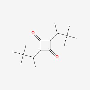 (2E,4E)-2,4-Bis(3,3-dimethylbutan-2-ylidene)cyclobutane-1,3-dione