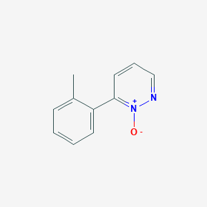 molecular formula C11H10N2O B14189891 6-(2-Methylphenyl)-1-oxo-1lambda~5~-pyridazine CAS No. 922525-00-6