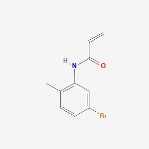 molecular formula C10H10BrNO B1418993 N-(5-溴-2-甲基苯基)丙烯酰胺 CAS No. 1154729-31-3