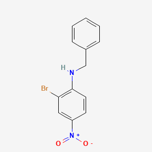 molecular formula C13H11BrN2O2 B1418994 N-苄基-2-溴-4-硝基苯胺 CAS No. 1150271-15-0