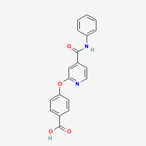 4-{[4-(Phenylcarbamoyl)pyridin-2-yl]oxy}benzoic acid