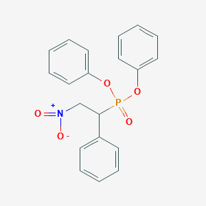 molecular formula C20H18NO5P B14189949 Diphenyl (2-nitro-1-phenylethyl)phosphonate CAS No. 922729-59-7