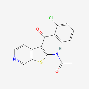 N-[3-(2-Chlorobenzoyl)thieno[2,3-c]pyridin-2-yl]acetamide