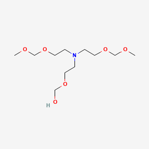 molecular formula C11H25NO6 B14189977 7-[2-(Methoxymethoxy)ethyl]-2,4,10-trioxa-7-azaundecan-11-OL CAS No. 848491-88-3