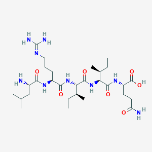 L-Leucyl-N~5~-(diaminomethylidene)-L-ornithyl-L-isoleucyl-L-isoleucyl-L-glutamine