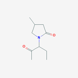 4-Methyl-1-(2-oxopentan-3-yl)pyrrolidin-2-one