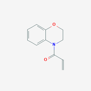 molecular formula C11H11NO2 B1419002 1-(3,4-二氢-2H-1,4-苯并恶嗪-4-基)丙-2-烯-1-酮 CAS No. 1156925-29-9
