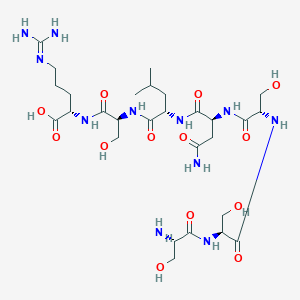 L-Seryl-L-seryl-L-seryl-L-asparaginyl-L-leucyl-L-seryl-N~5~-(diaminomethylidene)-L-ornithine