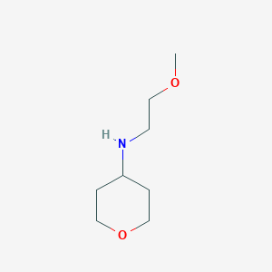 molecular formula C8H17NO2 B1419009 N-(2-甲氧基乙基)氧杂-4-胺 CAS No. 887588-98-9