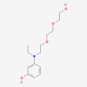 3-(Ethyl{2-[2-(2-hydroxyethoxy)ethoxy]ethyl}amino)phenol