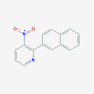 2-(Naphthalen-2-yl)-3-nitropyridine