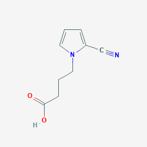 4-(2-Cyano-1H-pyrrol-1-yl)butanoic acid