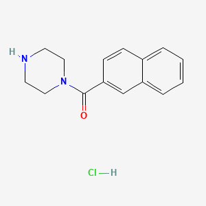 molecular formula C15H17ClN2O B1419018 1-(2-萘酰基)哌嗪盐酸盐 CAS No. 1093630-38-6