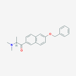 1-[6-(Benzyloxy)naphthalen-2-yl]-2-(dimethylamino)propan-1-one