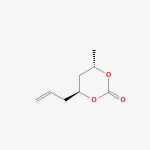 molecular formula C8H12O3 B14190216 (4S,6S)-4-Methyl-6-(prop-2-en-1-yl)-1,3-dioxan-2-one CAS No. 918819-69-9