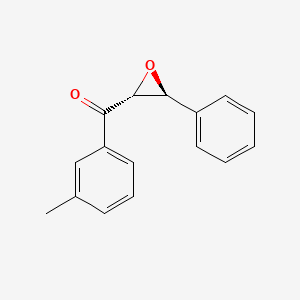 (3-methylphenyl)-[(2R,3R)-3-phenyloxiran-2-yl]methanone