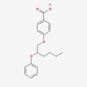 4-[(2-Phenoxyhexyl)oxy]benzoic acid