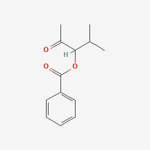 molecular formula C13H16O3 B14190246 (2-Methyl-4-oxopentan-3-yl) benzoate 