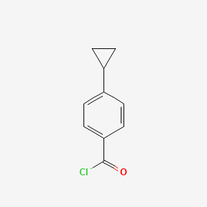 molecular formula C10H9ClO B1419025 4-Cyclopropylbenzoyl chloride CAS No. 76274-94-7