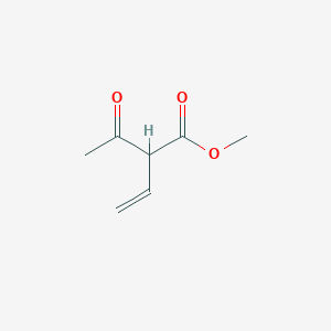 molecular formula C7H10O3 B14190265 Methyl 2-acetylbut-3-enoate CAS No. 923277-53-6