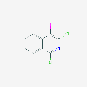 molecular formula C9H4Cl2IN B1419027 1,3-二氯-4-碘异喹啉 CAS No. 1168136-15-9