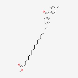 Methyl 16-[4-(4-methylbenzoyl)phenyl]hexadecanoate