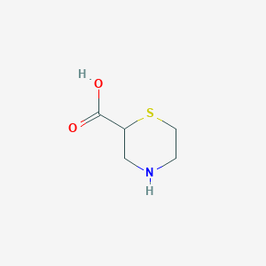 molecular formula C5H9NO2S B141903 硫代吗啉-2-羧酸 CAS No. 134676-16-7
