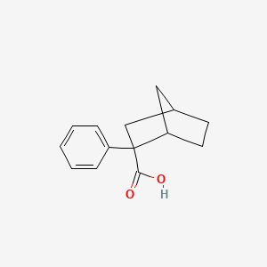 molecular formula C14H16O2 B1419030 2-Phenylbicyclo[2.2.1]heptane-2-carboxylic acid CAS No. 93963-31-6